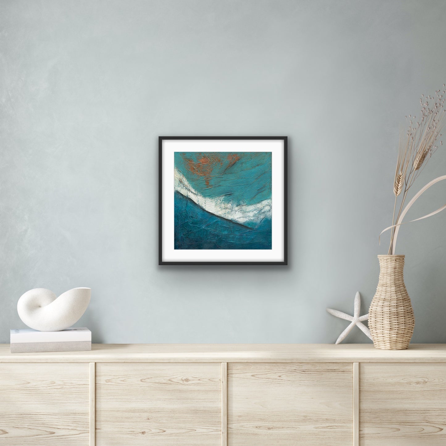 'Tidal Whisper' Abstract Seascape Fine Art Giclee Print