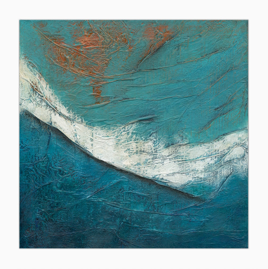 'Tidal Whisper' Abstract Seascape Fine Art Giclee Print