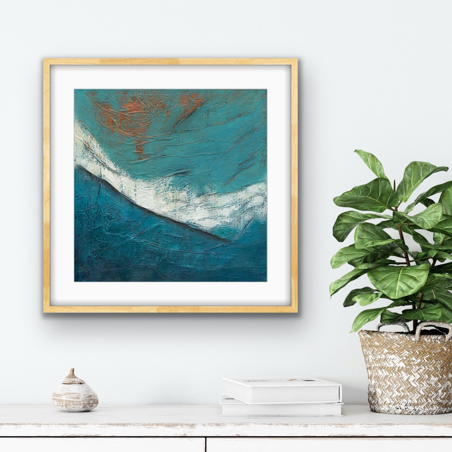 'Tidal Whisper' Abstract Seascape Fine Art Giclee Print