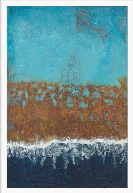 'Shoreline' Abstract Seascape Fine Art Giclee Print