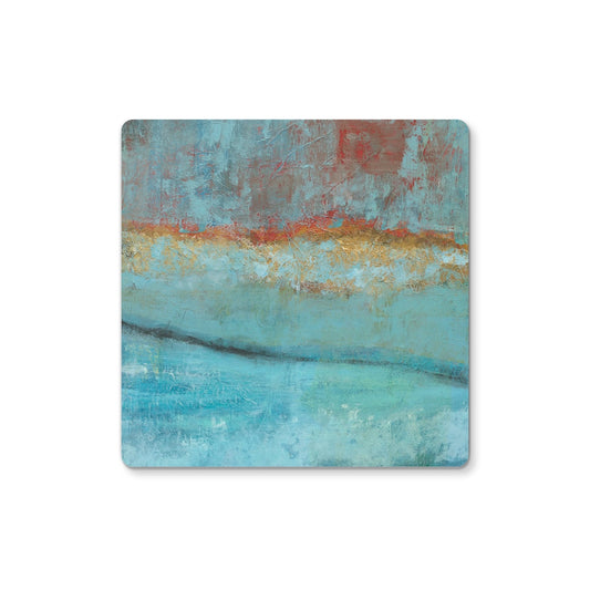 Set of 4 Drinks Coasters - ' Sunset on Blue'